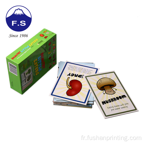 Ensemble de cartes de jeu à la mode à la mode personnalisée